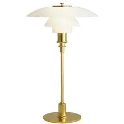 Louis Poulsen PH 3/2 Tischlampe Messing-weiß