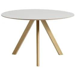 Hay CPH20 Tisch Eiche/Linoleum Off-White Rund