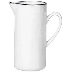 Broste Copenhagen Salt Milchkännchen Weiß Schwarz 0,25l