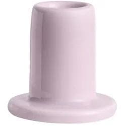 Hay Tube Kerzenhalter Small Pale Pink Earthenware