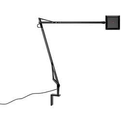 Flos Kelvin Edge Tischleuchte mit Wandhalterung Schwarz