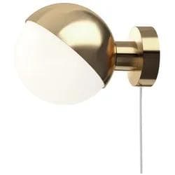 Louis Poulsen VL Studio Wandleuchte Messing Opalglas