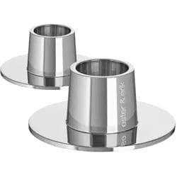 Ester & Erik Kerzenhalter Medium Ø6 cm Silber PVD-Beschichtung