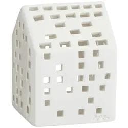 Kähler Teelichthalter Urbania Lichthaus Classic H9.5 Keramik Weiß