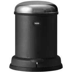 Vipp 14 Bin Treteimer 8 Liter Schwarz mit Pedal