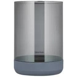 blomus Windlicht CALMA Glas Kerzenhalter Steel Gray
