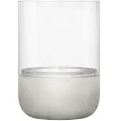 blomus Windlicht CALMA Glas Kerzenhalter Grau Betonoptik