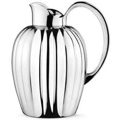 Georg Jensen Bernadotte Thermoskanne 1000 ml Edelstahl Silber