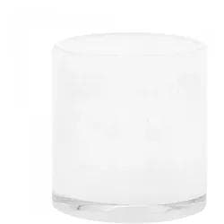Blomus Windlicht Saga M Weiß Glas