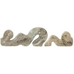 Bloomingville Liabella Kerzenhalter 2er Set Grau Marmor