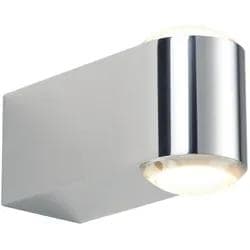 GRAU Globe Wall Small Polished Wandleuchte Aluminium