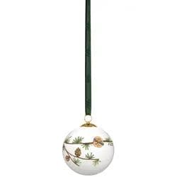 Kähler Hammershøi Weihnachtsbaumkugel 2025 Ø 6 cm Weiß