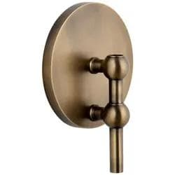 STOFF Nagel Wandkerzenhalter aus Bronziertem Messing