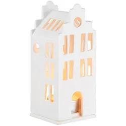 Räder Lichthaus Kerzenständer Grachtenhaus Weiß