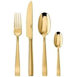 Sambonet Flat Besteckset 24-tlg. Gold Spiegelglanz PVD 18/10