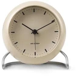 Arne Jacobsen City Hall Tischuhr Sandy Beige