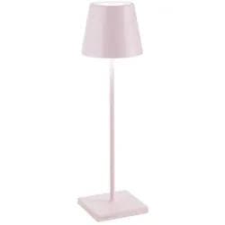 Zafferano Poldina Pro Akkuleuchte 380mm Pink Dimmbar