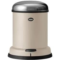 Vipp 14 Treteimer 8 Liter Beige mit Pedal