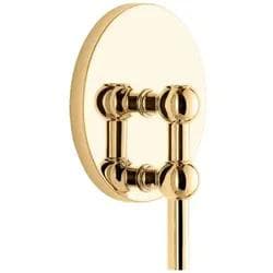 STOFF Wandkerzenhalter aus Massivem Messing Nagel-Design