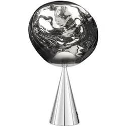 Tom Dixon Melt Cone Fat Tischleuchte LED Silber