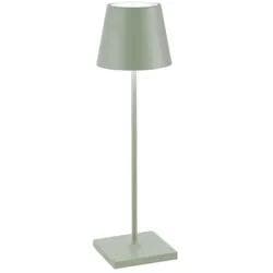 Zafferano Poldina Pro Akkuleuchte Dimmbar Touch Sage Green