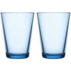 Iittala Kartio Trinkglas 40cl 2er Set Aqua Transparent