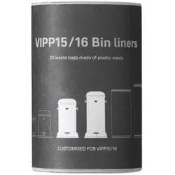 Vipp Bin Müllbeutel 15/16 - 8 Rollen Transparent