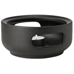 Stelton Theo Stövchen Schwarz Steinzeug