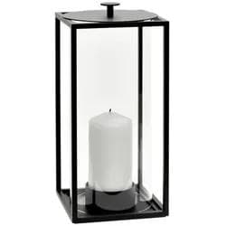 by Lassen Light'In Windlicht Schwarz Pulverbeschichteter Stahl