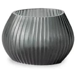 Guaxs Nagaa Teelichthalter Dark Grey Glas