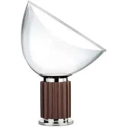 Flos Taccia Small Tischleuchte Bronze Aluminium Glas Dimmbar