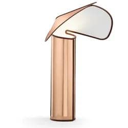 Flos Chiara Tischleuchte Pink Gold/Oxide Red mit Dimmer
