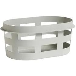 HAY Wäschekorb Small Light Grey - Recyceltes Polypropylen