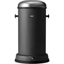 Vipp 15 Treteimer 14 Liter Schwarz mit Dämpfer