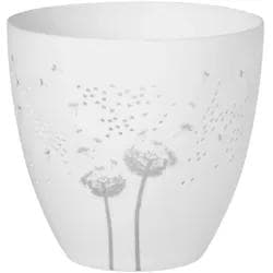 Räder Teelichthalter Poesielicht Pusteblume Weiß