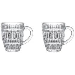 Nachtmann Kaffeebecher Ethno Barista 2er Set Transparent Glas