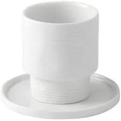 räder Espressotasse STRIPES Weiß Porzellan