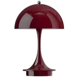 Louis Poulsen Panthella Portable 160 V3 LED-Akku-Tischleuchte Burgunderrot