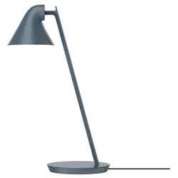 Louis Poulsen NJP Mini LED-Tischleuchte petrolblau mit Dimmer und Timer