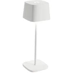 Zafferano Ofelia Pro Akku-Tischlampe Weiß Touch-Steuerung