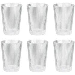 Stelton Pilastro Trinkgläser 6er Set Transparent Art Déco