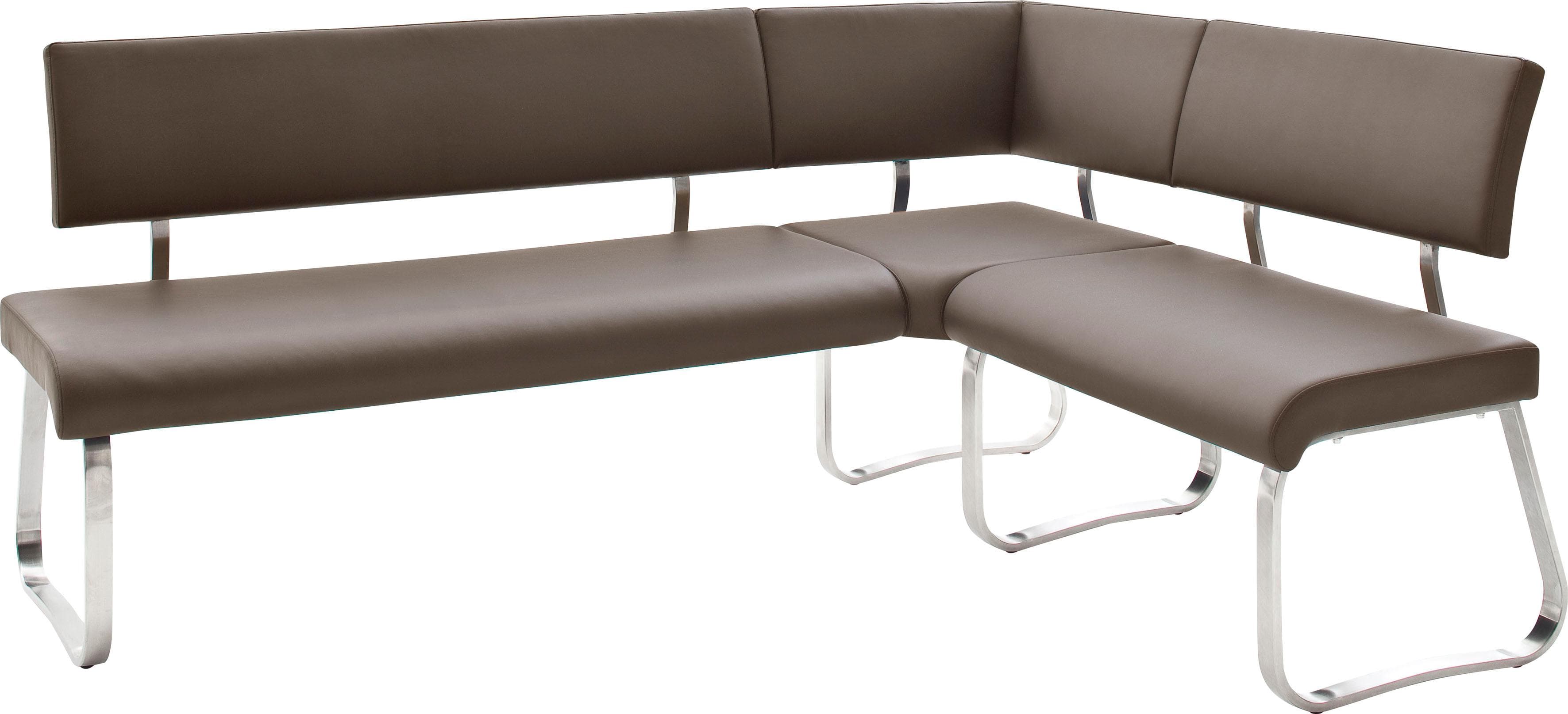 MCA FURNITURE Eckbank Arco Braun Kunstleder