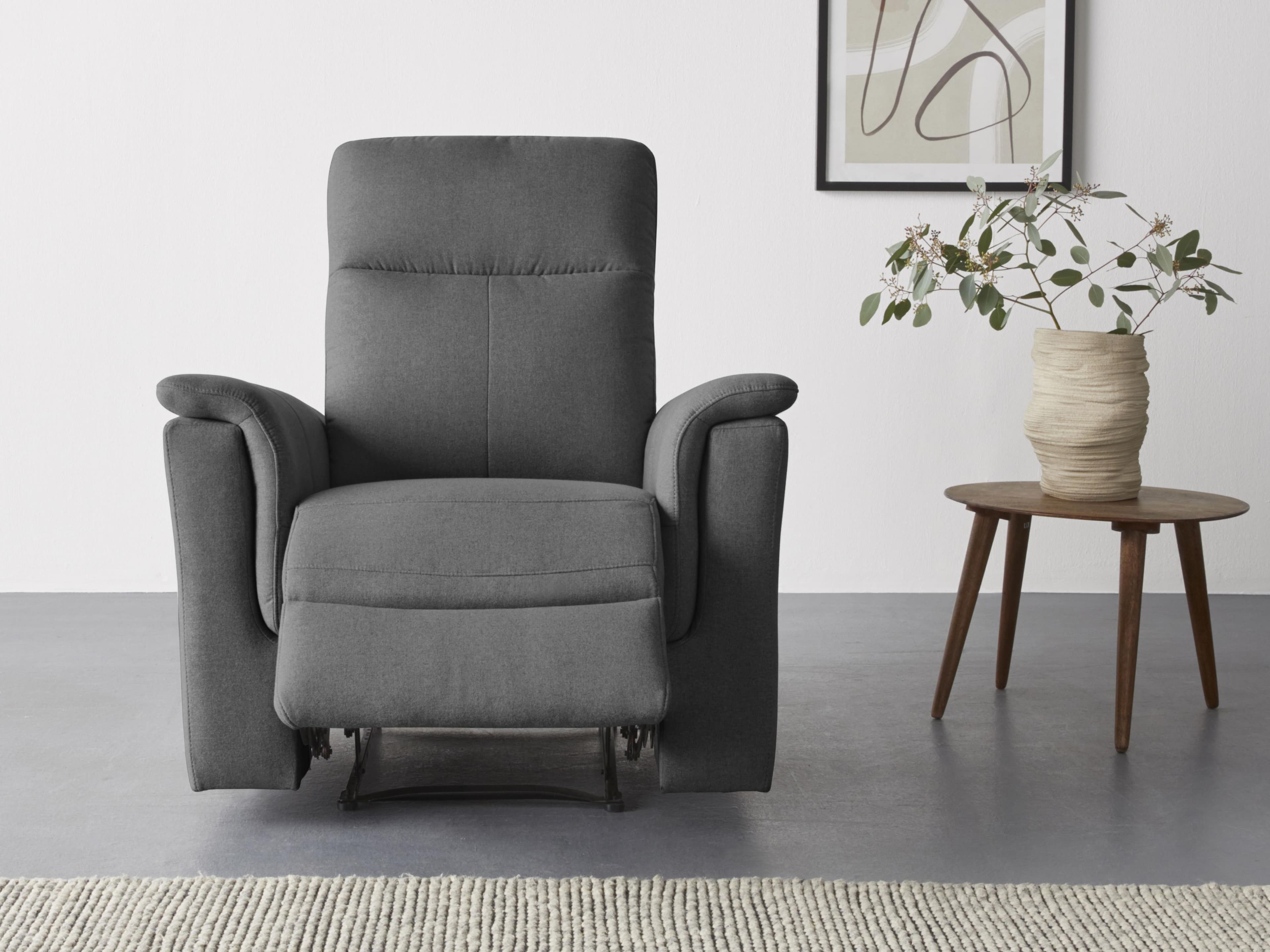 HOME AFFAIRE Southbrook Relaxsessel mit Schlaffunktion Anthrazit