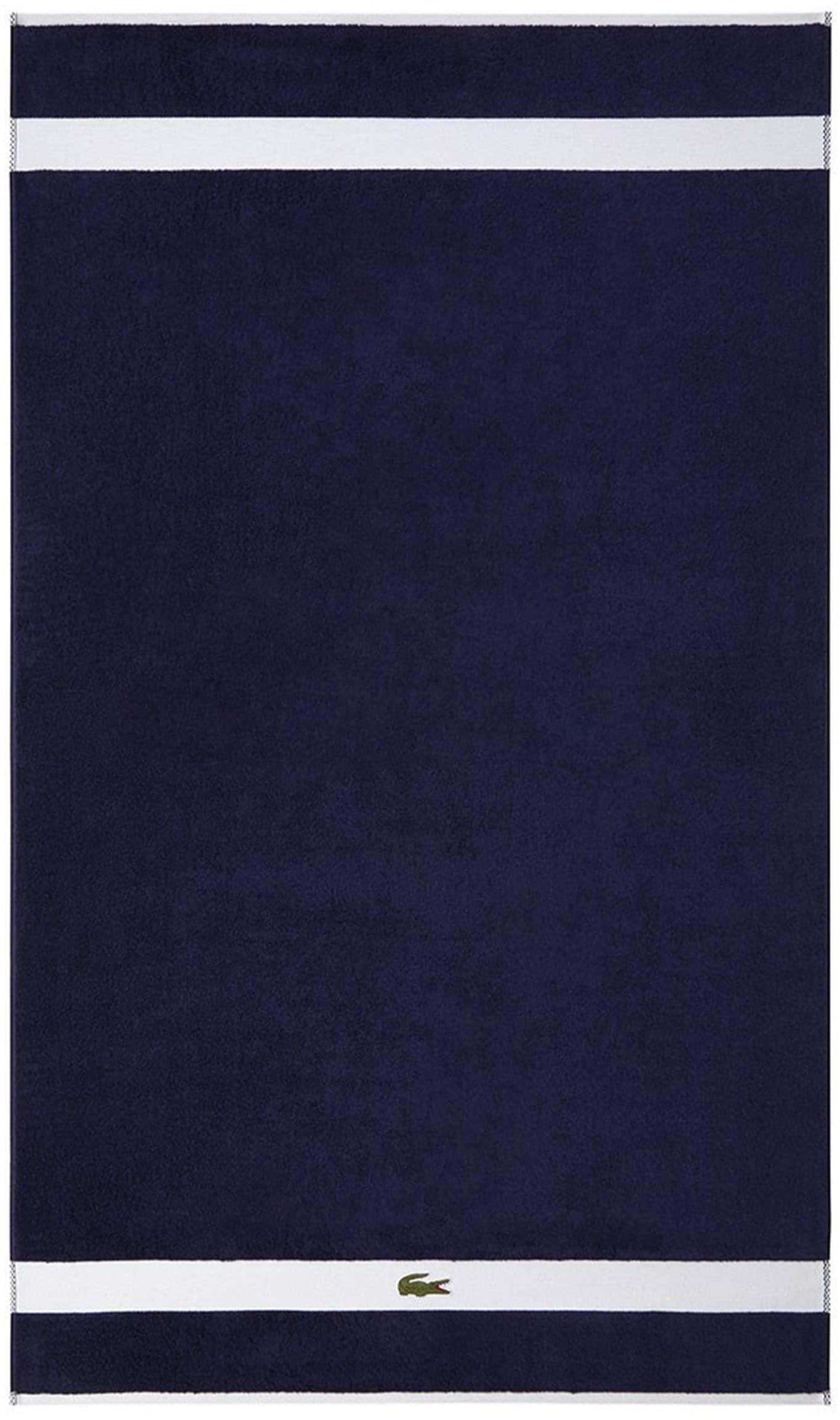 LACOSTE Badetuch LCASUAL Marine 100% Baumwolle