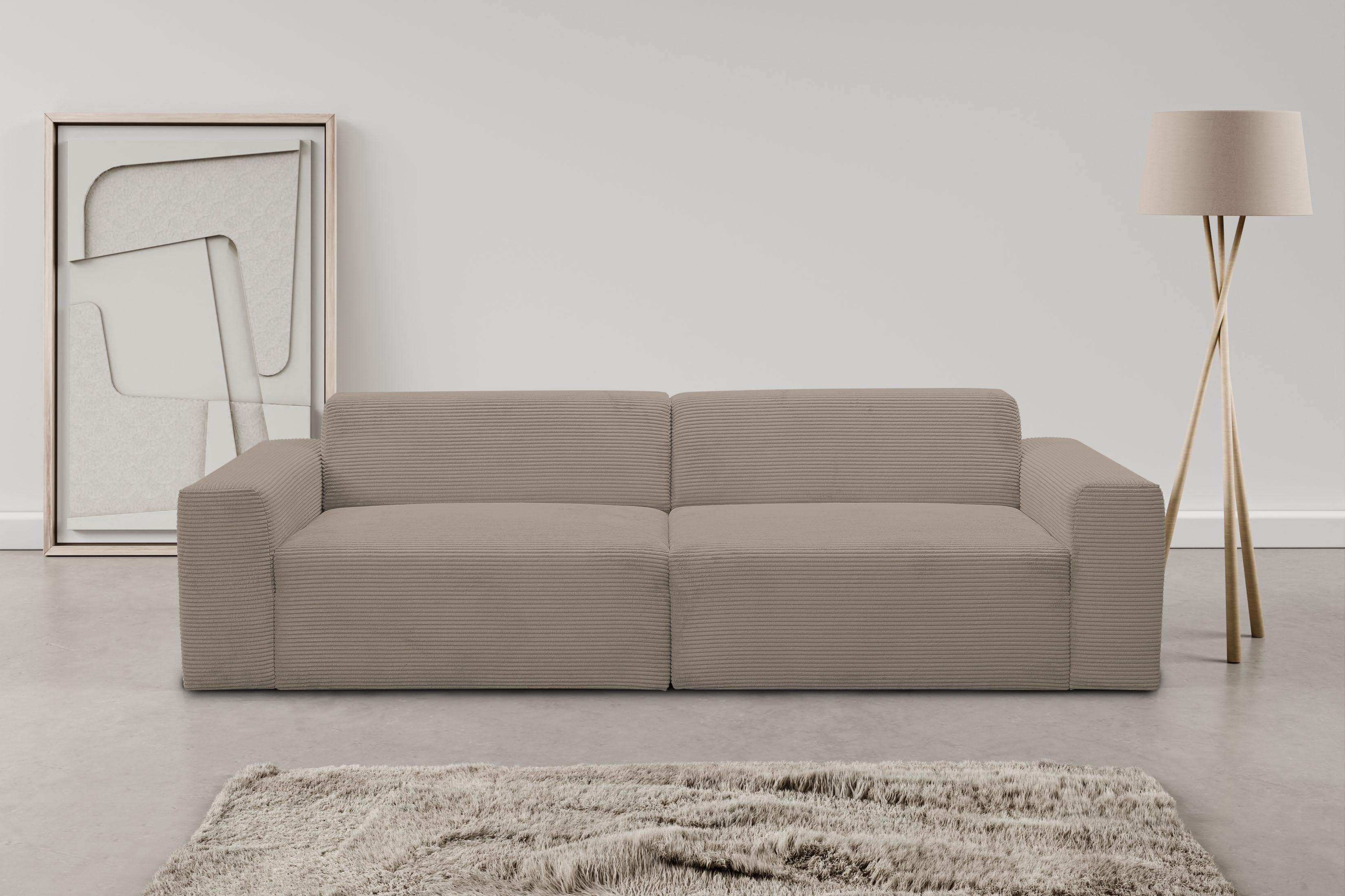 WERK2 Sofa Zeus 3-Sitzer Big-Sofa Beige Modern Urban