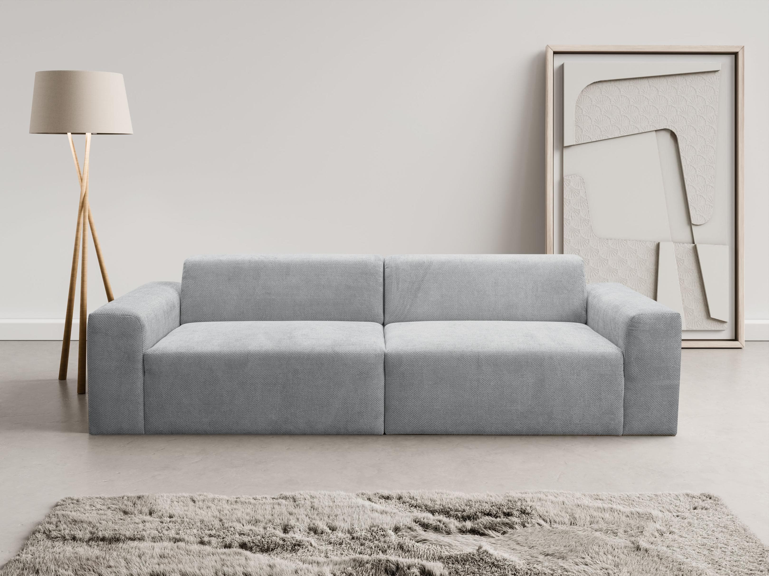 WERK2 Sofa Zeus 3-Sitzer Grau Modern Urban