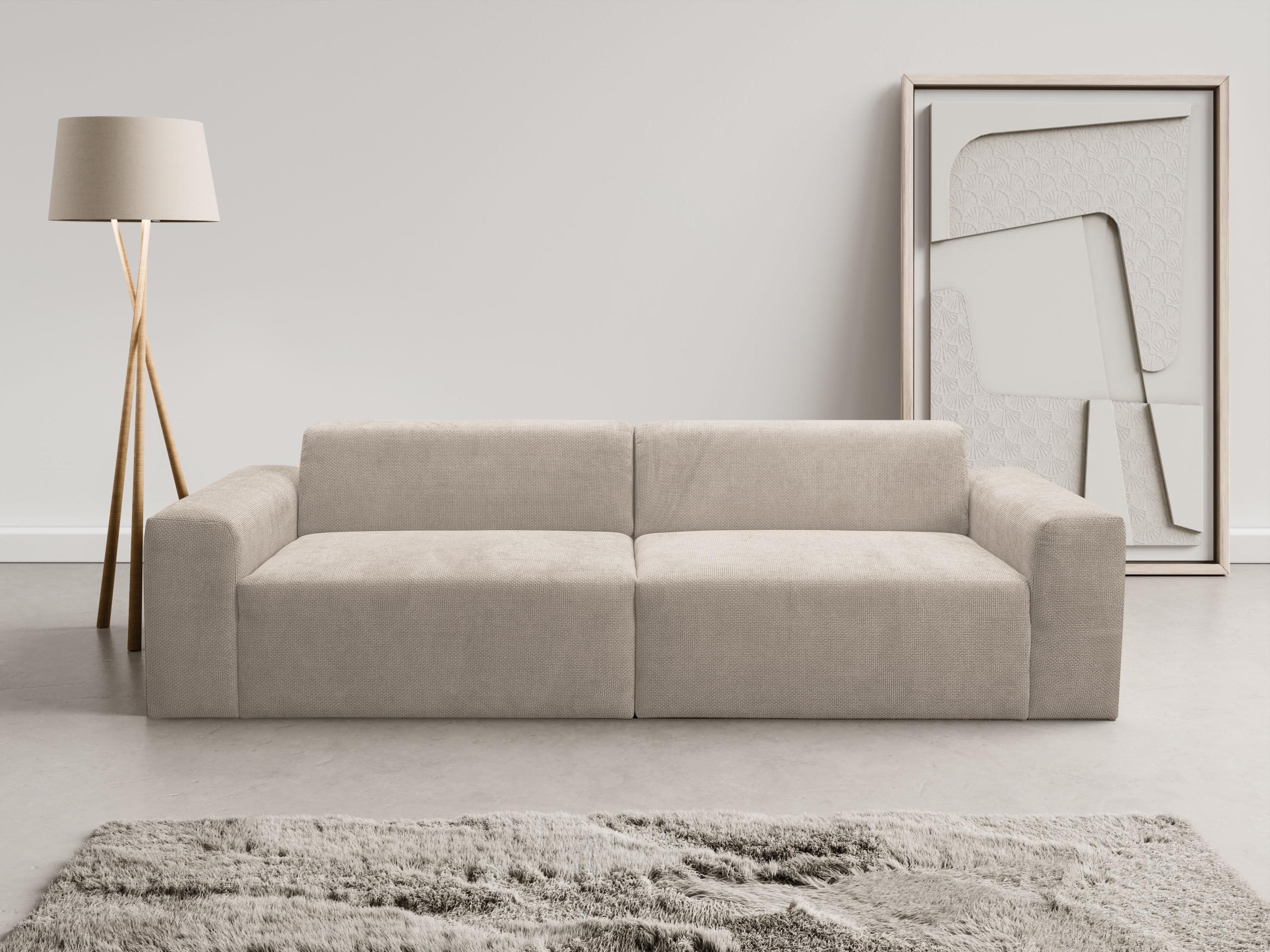 WERK2 Zeus 3-Sitzer Sofa Braun Modern Urban