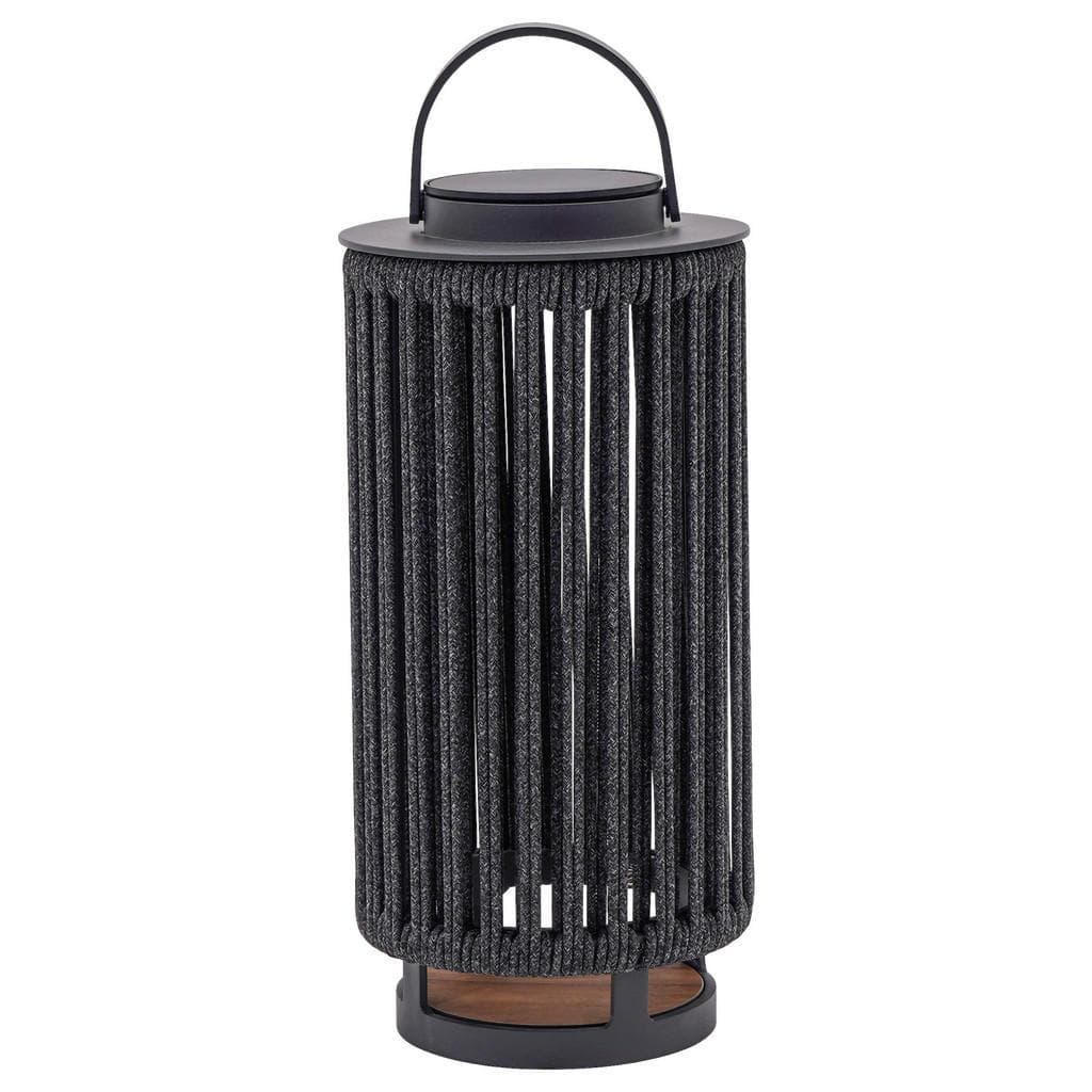 Ambia Garden Solarleuchte Dunkelgrau mit Handgriff