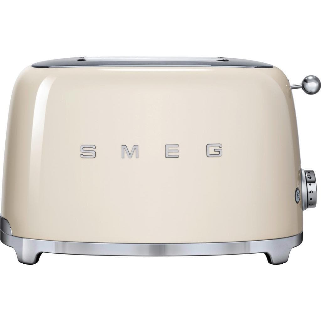 Smeg Toaster 50´s Style Creme Chrom Edelstahl 2 Scheiben