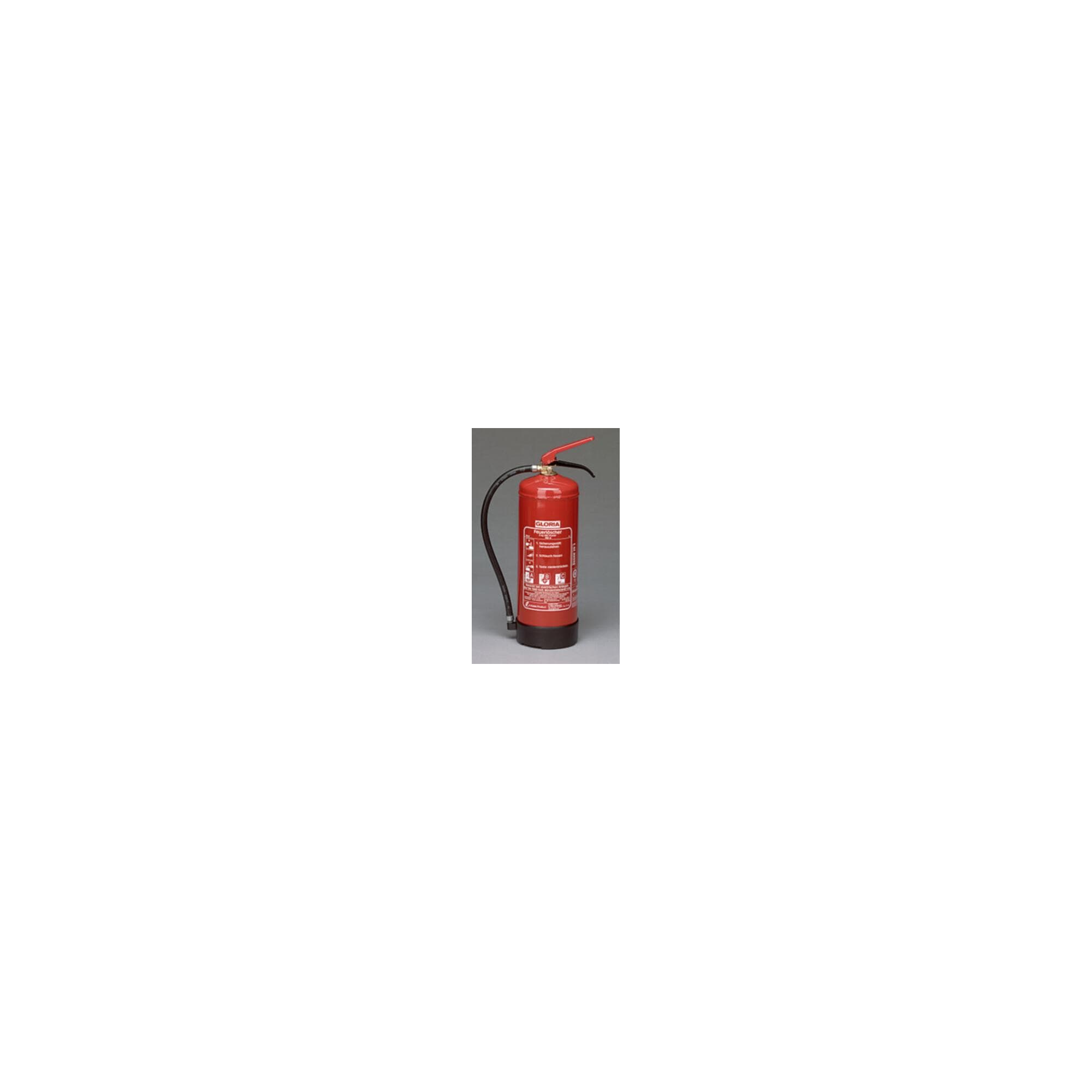 Gloria Pulverfeuerlöscher PD 6 G 6kg Brandklasse A B C mit Wandhalterung